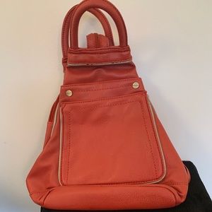 Carnelian Multi-pocket or single strap backpack